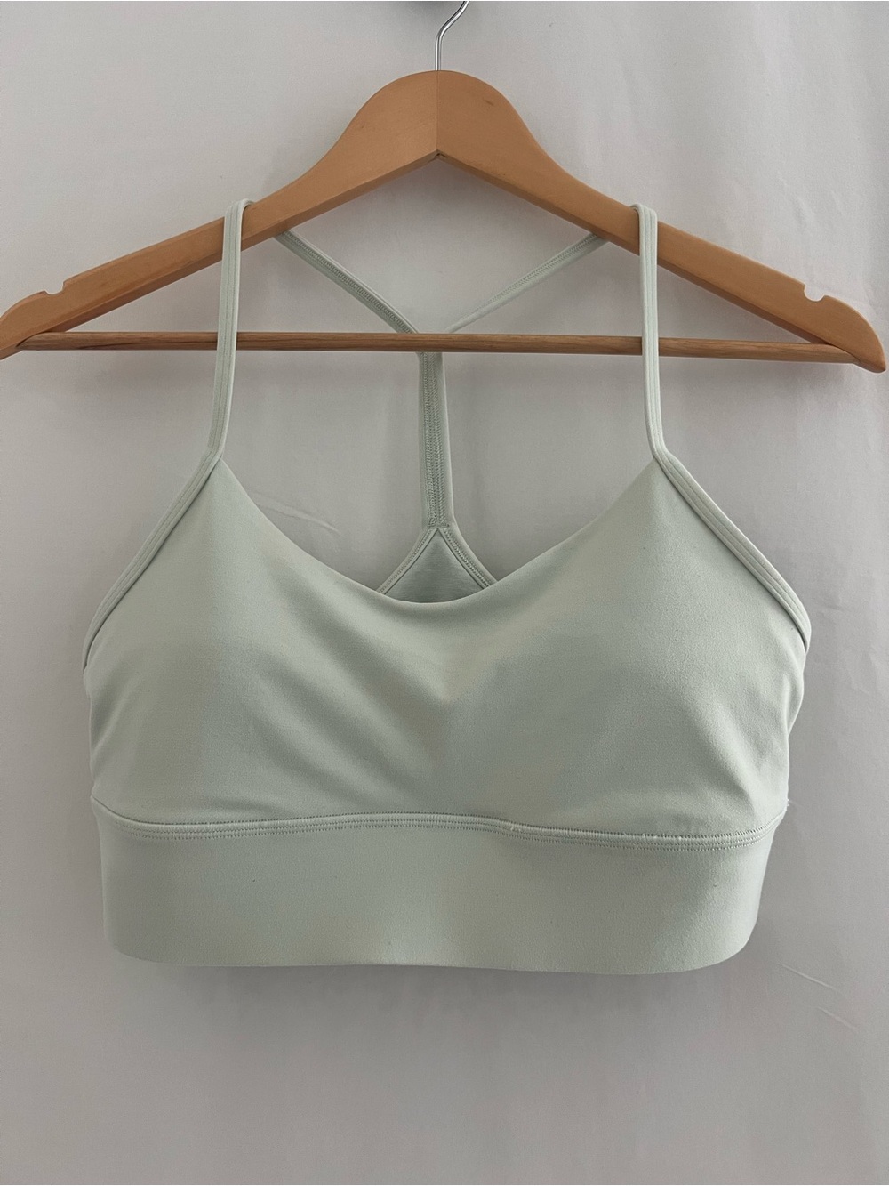 Lululemon athletica Flow Y Nulu Longline Bra C/D Cup Springtime Green 10